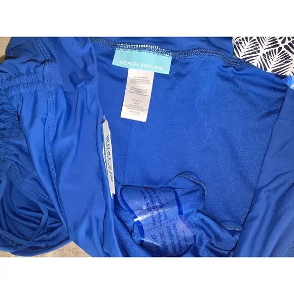Beach House Swim Erinna Tankini Top and Side Tie Swim Short. 16W NWT - Picture 6 of 8